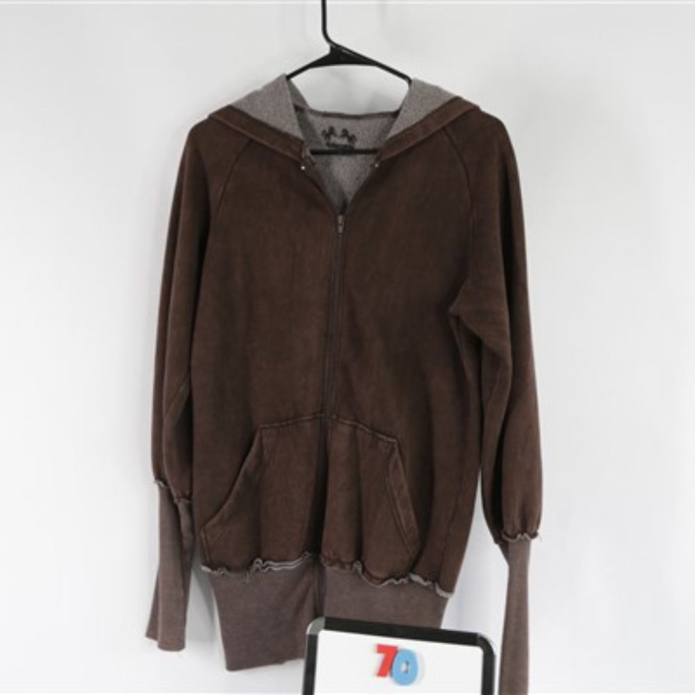 New York Suede Zip-Up Hoodie